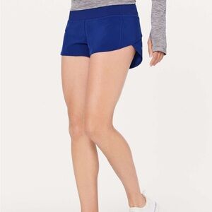 NWT Lululemon Speed Up Short Size 4 Color Psychic Blue
